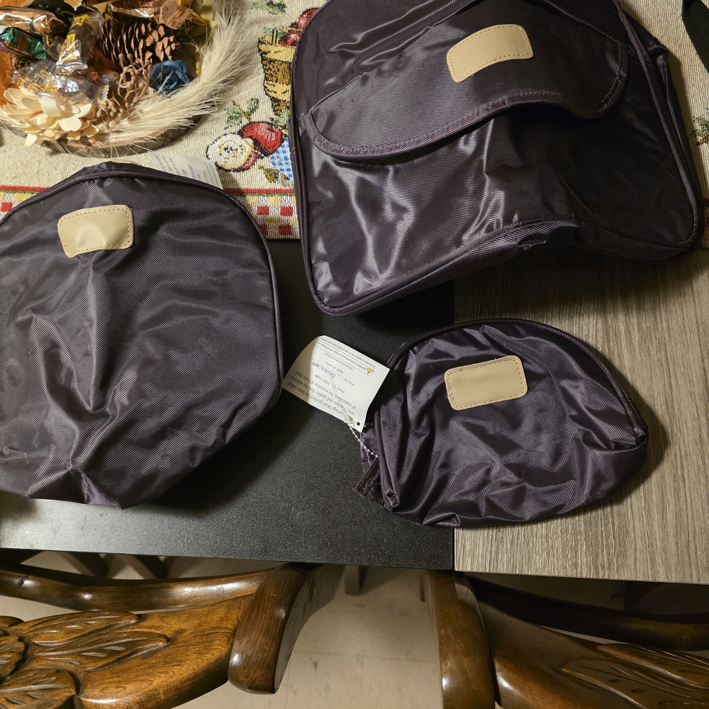 Stylish Purple Travel Bag Set